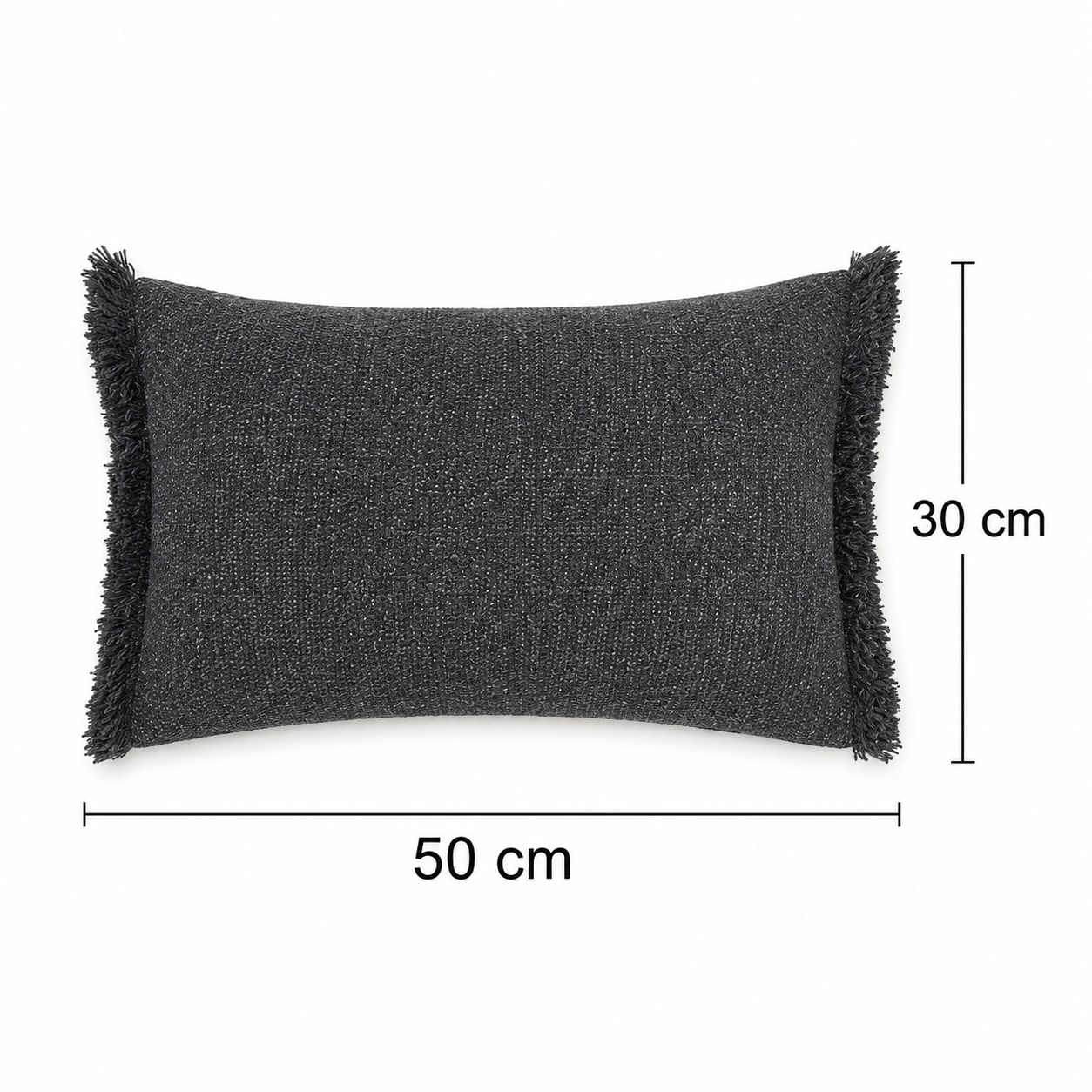 Cojín rectangular tejido en telar 50x30 cm