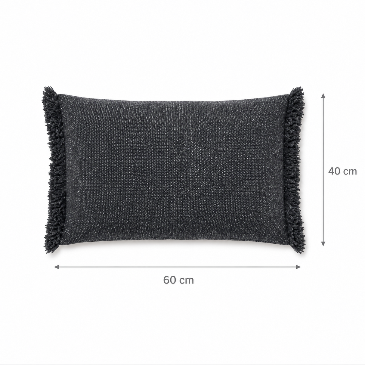 Cojín rectangular tejido en telar 60x40 cm