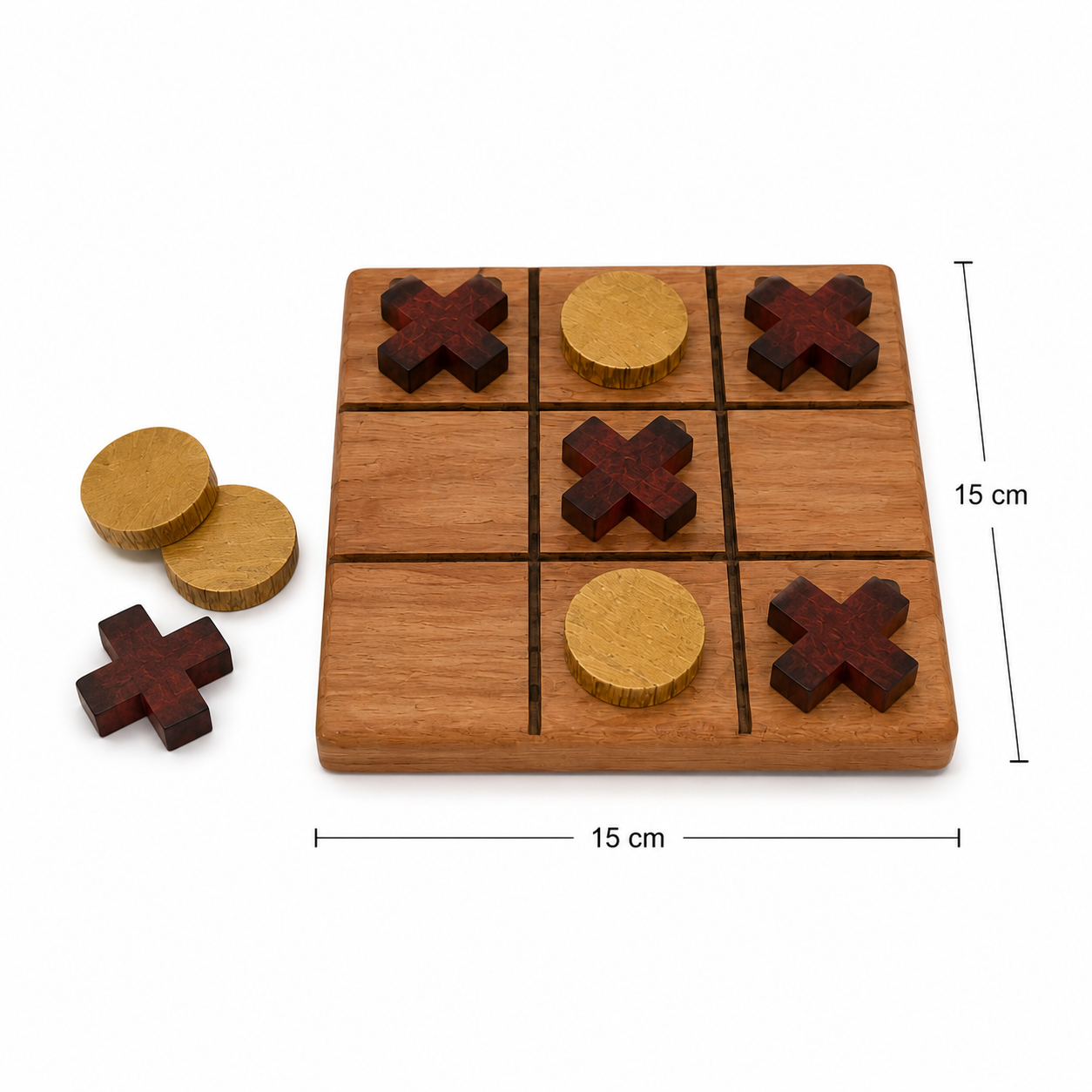 Juego Gato de Madera Nativa | Hecho a Mano en Chile
