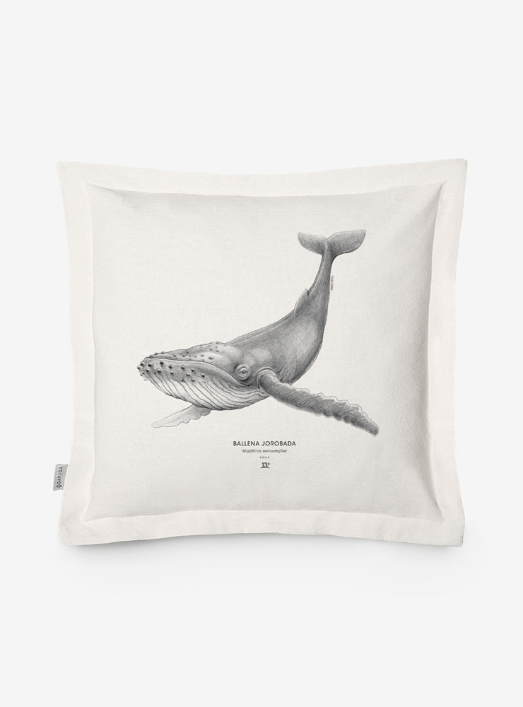 Funda de Cojín 50x50 cm – Ilustración de Fauna Chilena - Veta Indómita