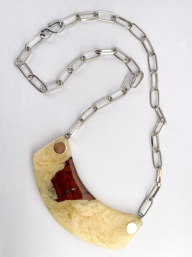 Collar Roble madera encapsulada - Veta Indómita
