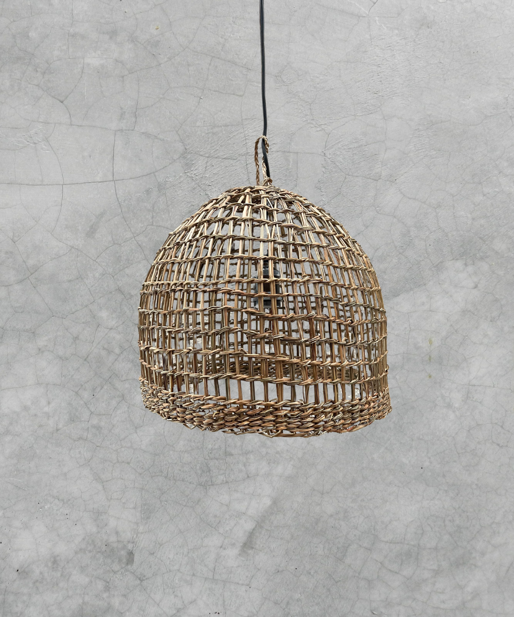 Lámpara Campana Calada 35x30 Colgante de Manila - Veta Indómita