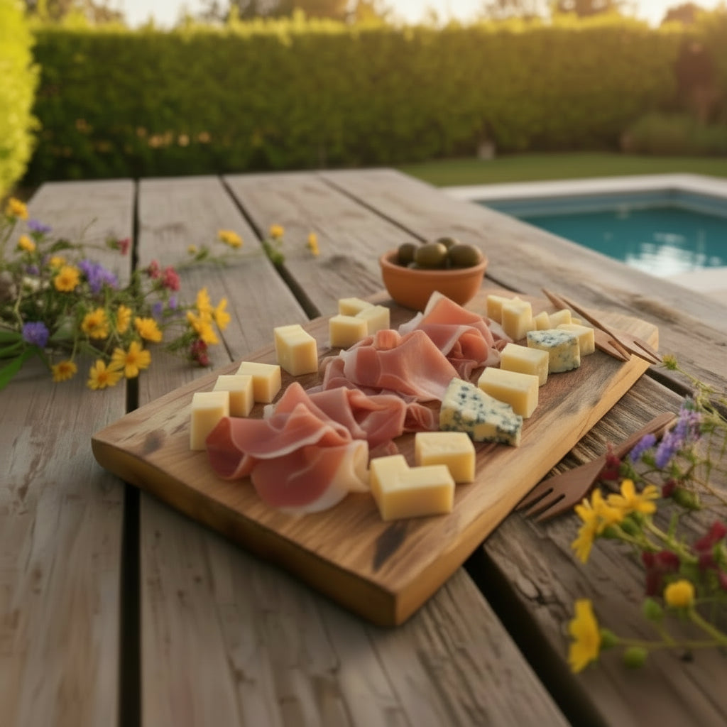 Set de Picoteo con Tabla Rústica - Veta Indómita