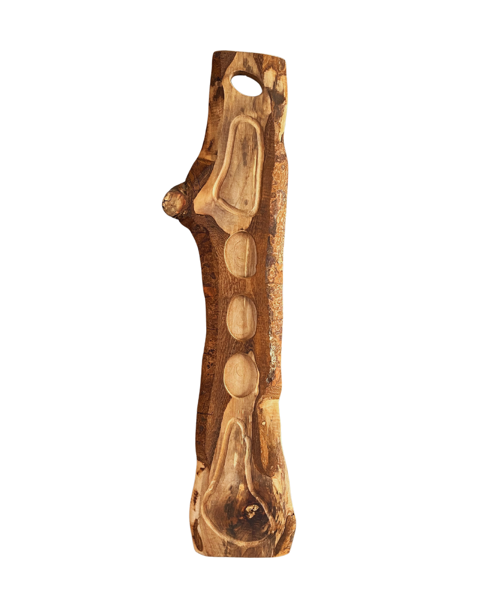 Tabla Rústica De Picoteo 100cm - Veta Indómita