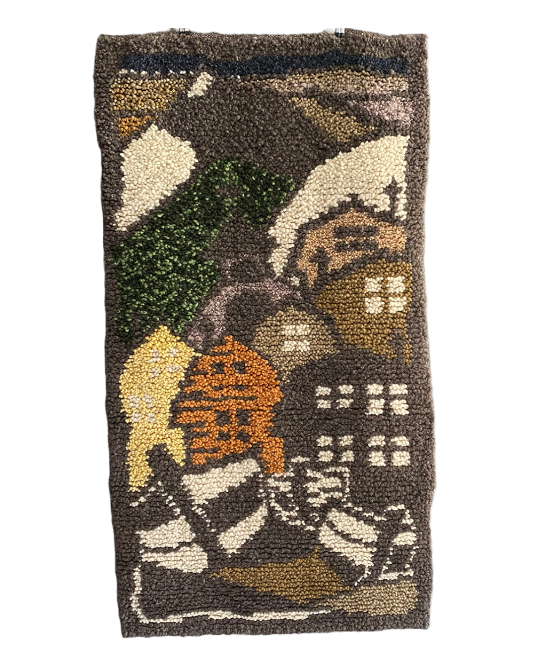 Tapiz Artesanal De Nudos De Puyuhuapi 120x60 - Veta Indómita