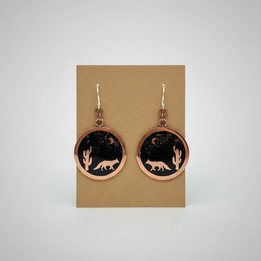Aros de Cobre y Piedra Natural Reconstituida | Fauna Chilena