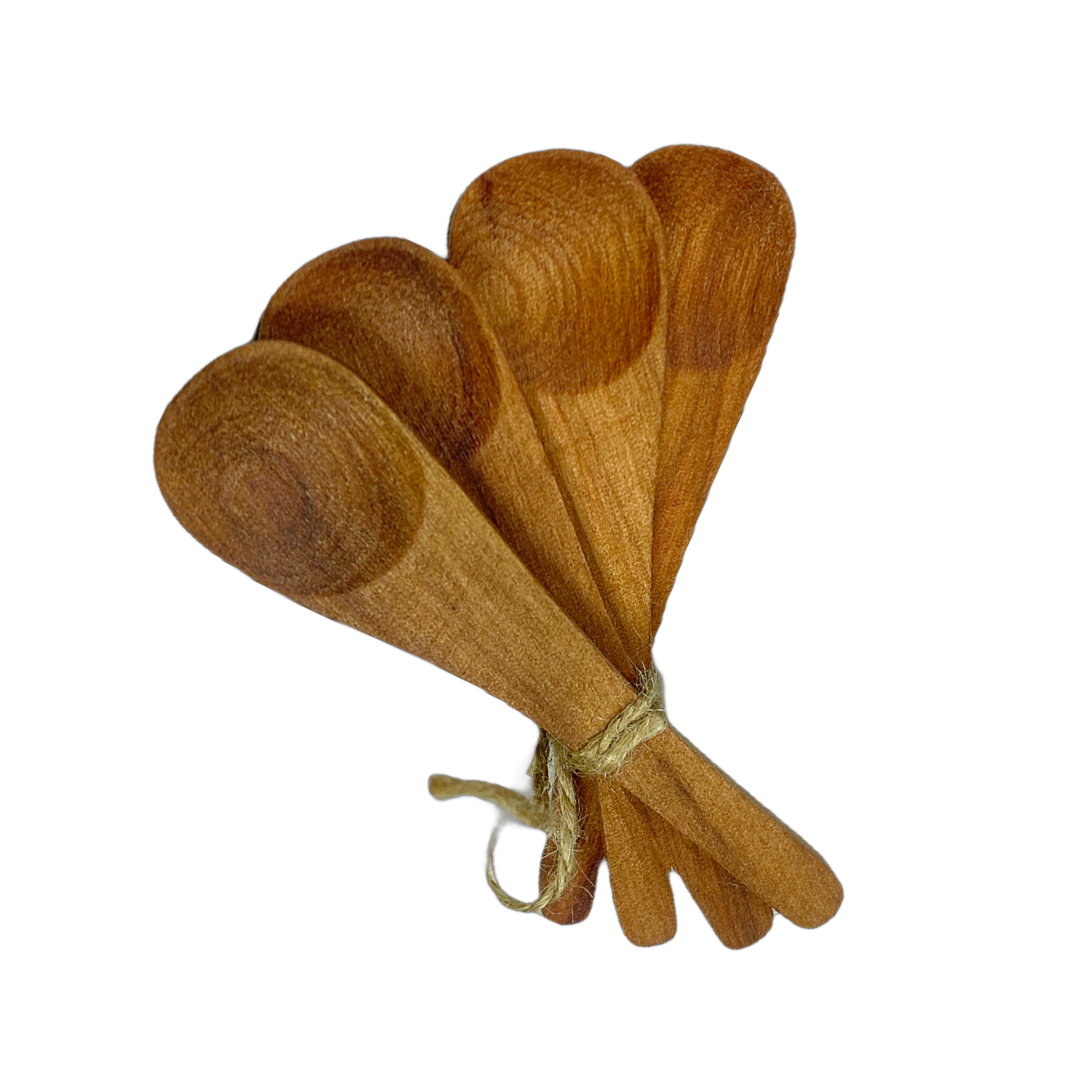 Set de 4 cucharita Raulí 9cm - Veta Indómita