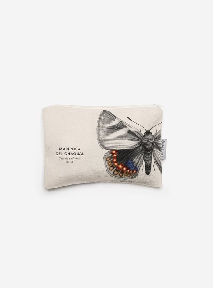 Estuche de Algodón 20x13 cm – Ilustración de Fauna Chilena
