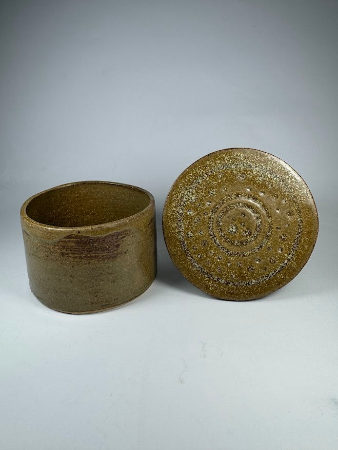 Mantequillera Francesa Artesanal de Cerámica Gres - Veta Indómita