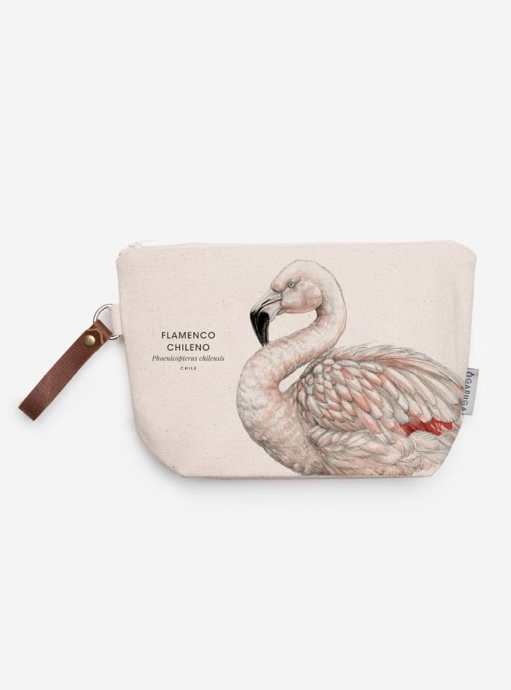 Estuche Neceser de Algodón – Ilustración Fauna Chilena - Veta Indómita