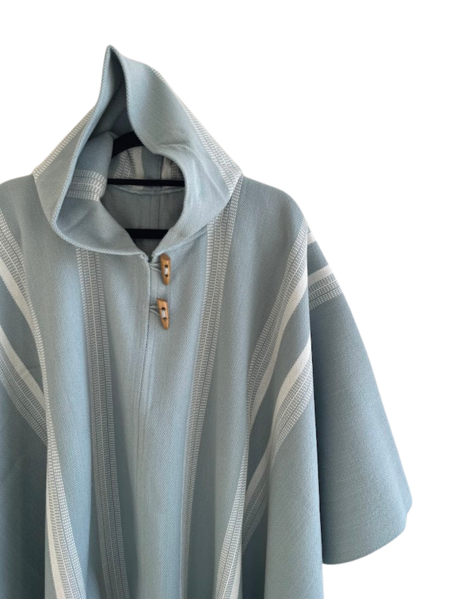 Poncho Chileno de Lana - Alpaca con Líneas