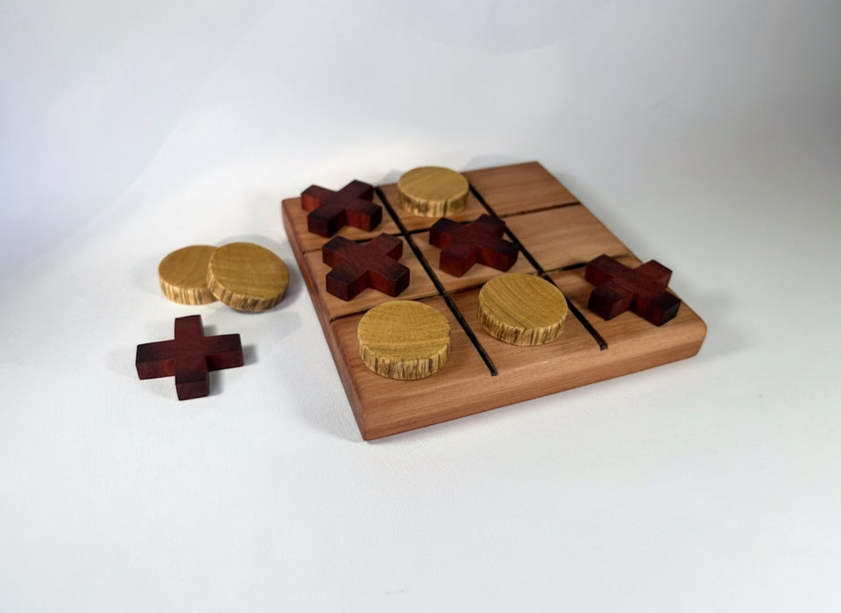 Juego Gato de Madera Nativa | Hecho a Mano en Chile