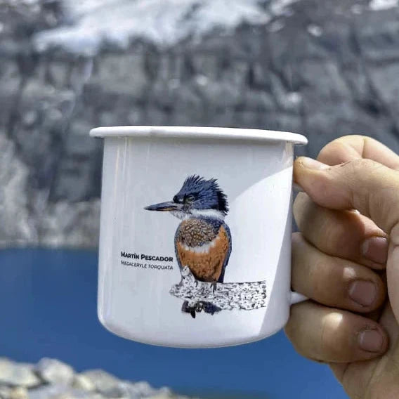 Tazón Enlozado Metálico Fauna de Chile