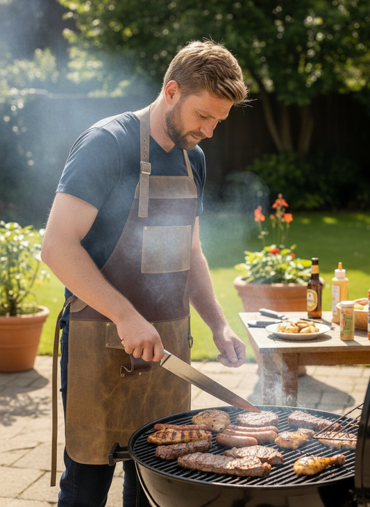 Pechera de Cuero para Asador | 100% Cuero Natural