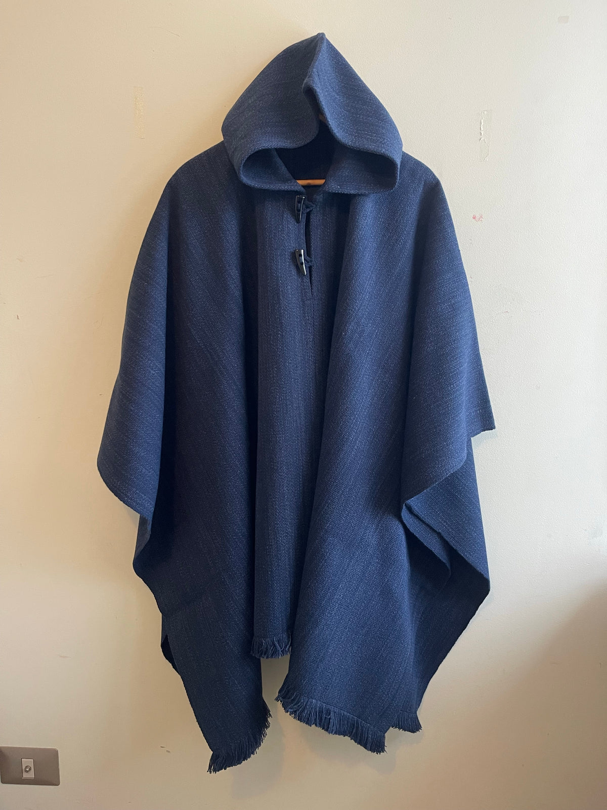 Poncho Lana Alpaca Liso