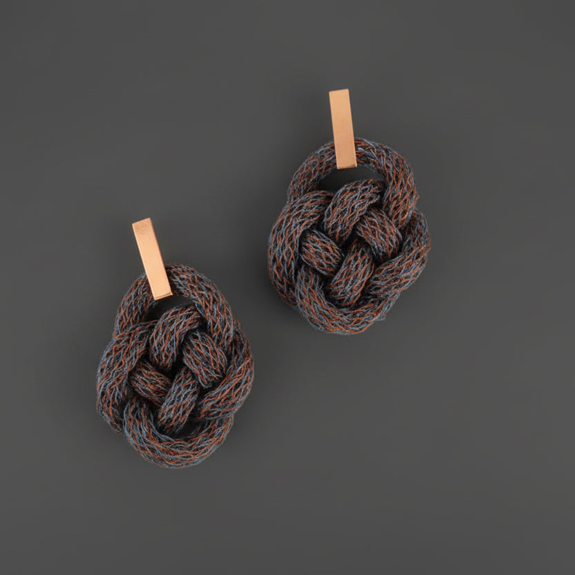 Aros Fauna de Cobre Tejido | Joyería en Cobre