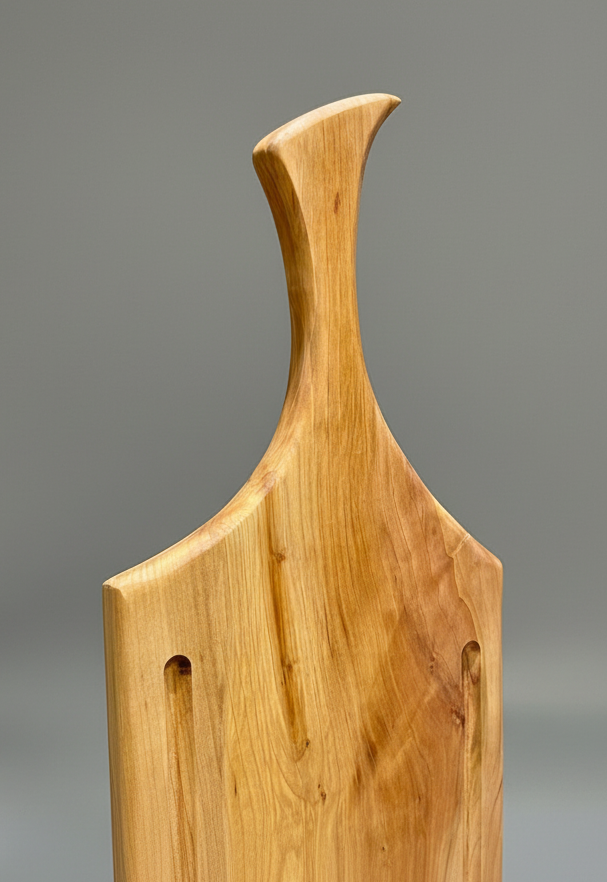 Tabla de Madera Nativa con Mango | Diseño Premium | Hecho a Mano