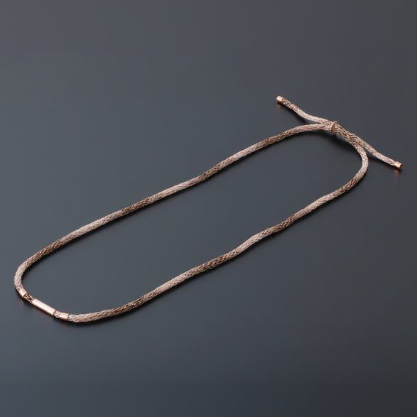 Collar Cromático de Cobre Tejido