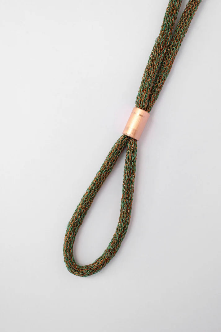 Collar Melita de Cobre Tejido | Joyería en Cobre