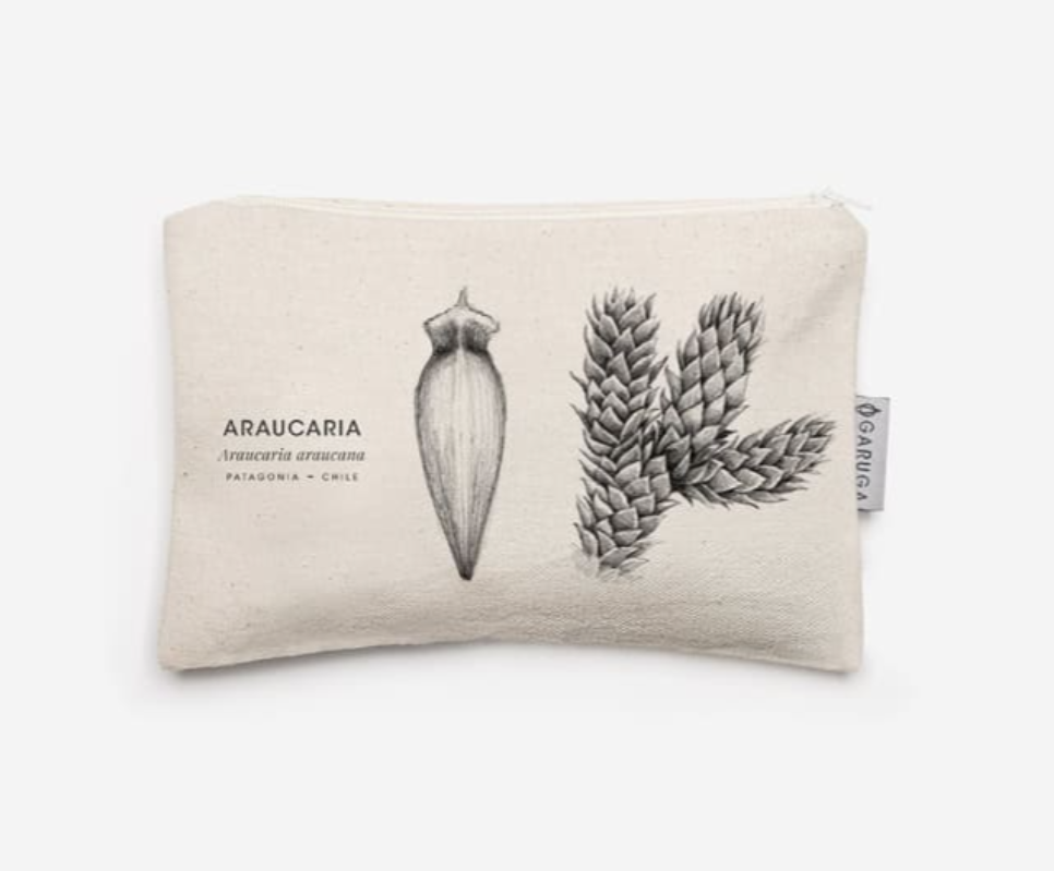Estuche de Algodón 20x13 cm – Ilustración de Fauna Chilena