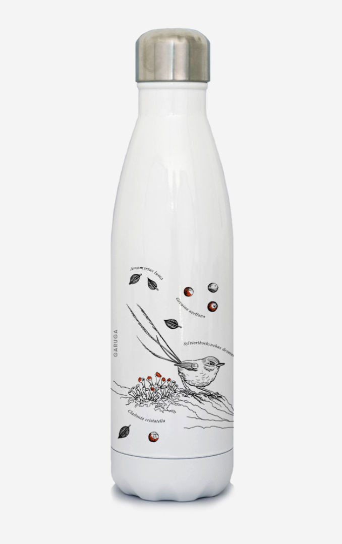 Botella Térmica 500 ml de Acero Inoxidable con Ilustración Chilena