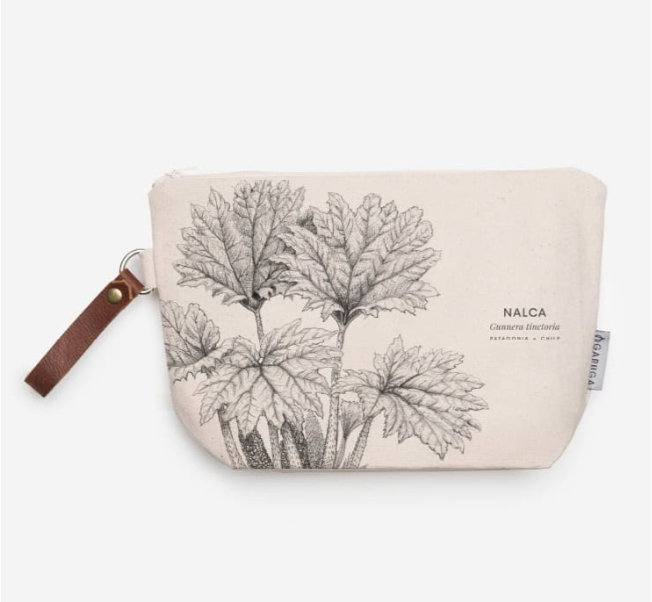 Estuche Neceser de Algodón – Ilustración Fauna Chilena