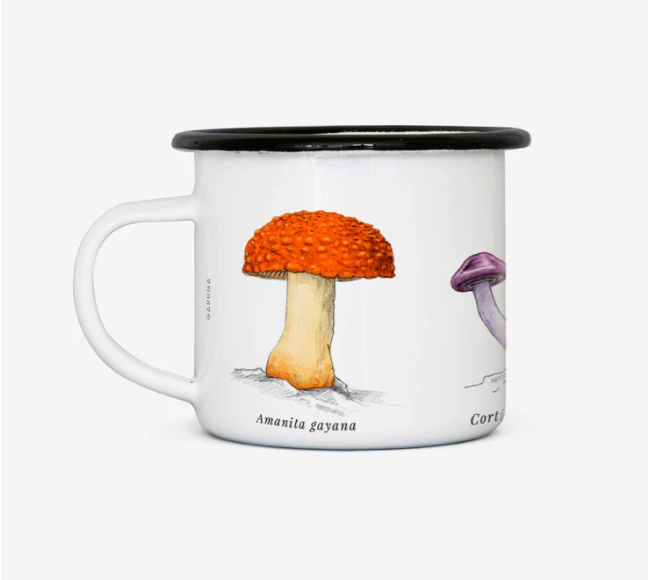 Tacho Enlozado fauna y flora de Chile | Taza Metálica Enlozada
