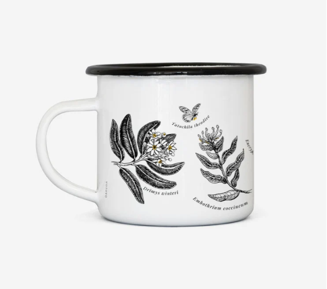 Tacho Enlozado fauna y flora de Chile | Taza Metálica Enlozada