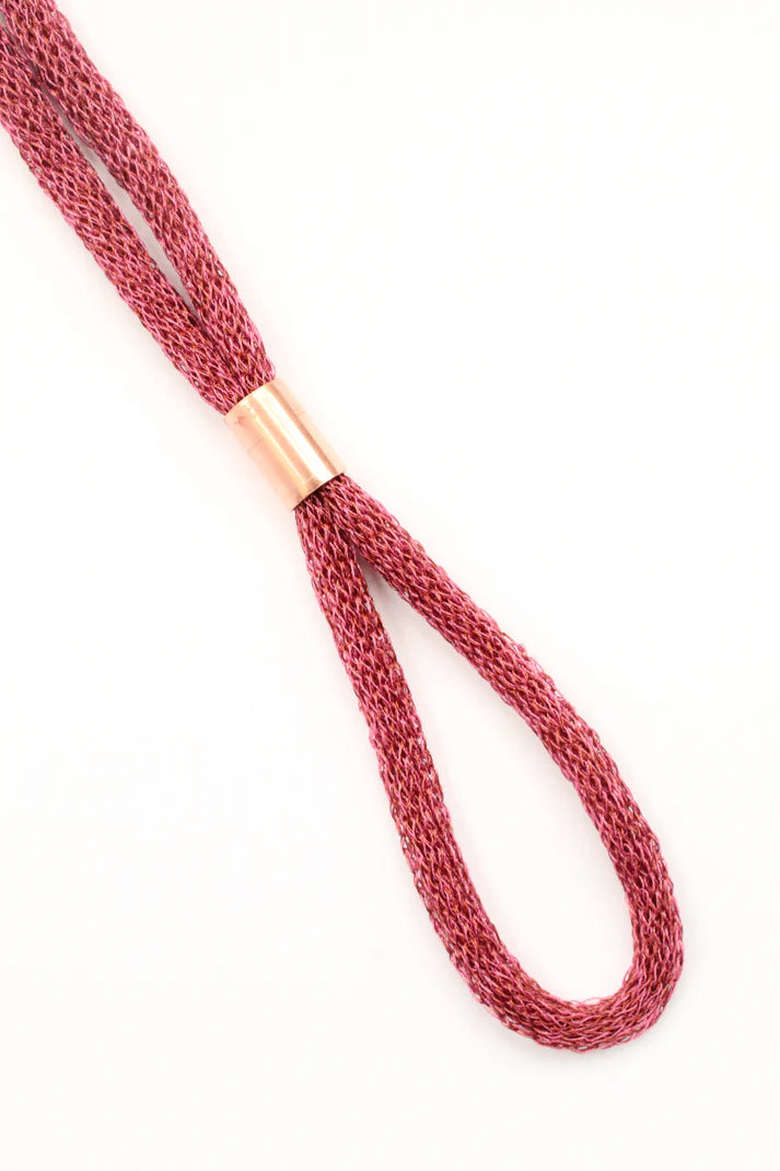 Collar Melita de Cobre Tejido | Joyería en Cobre