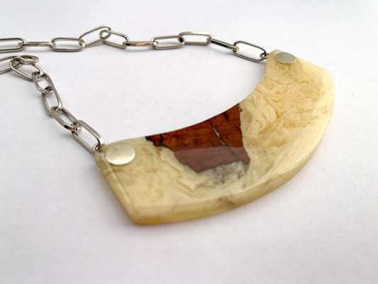 Collar Roble madera encapsulada - Veta Indómita