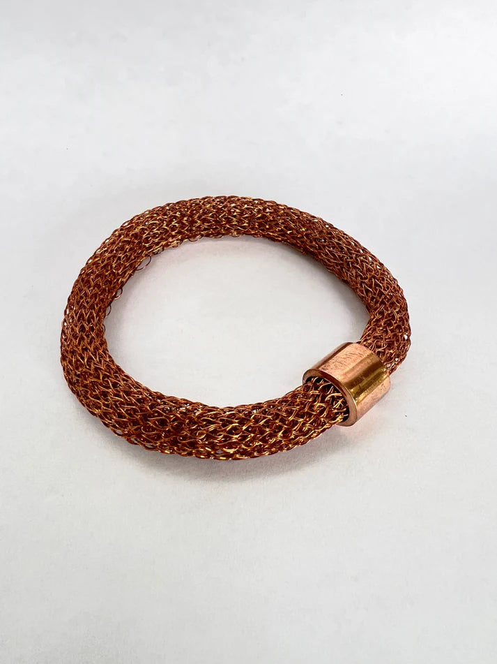 Pulsera Gala de Cobre Tejido | Joyería en Cobre