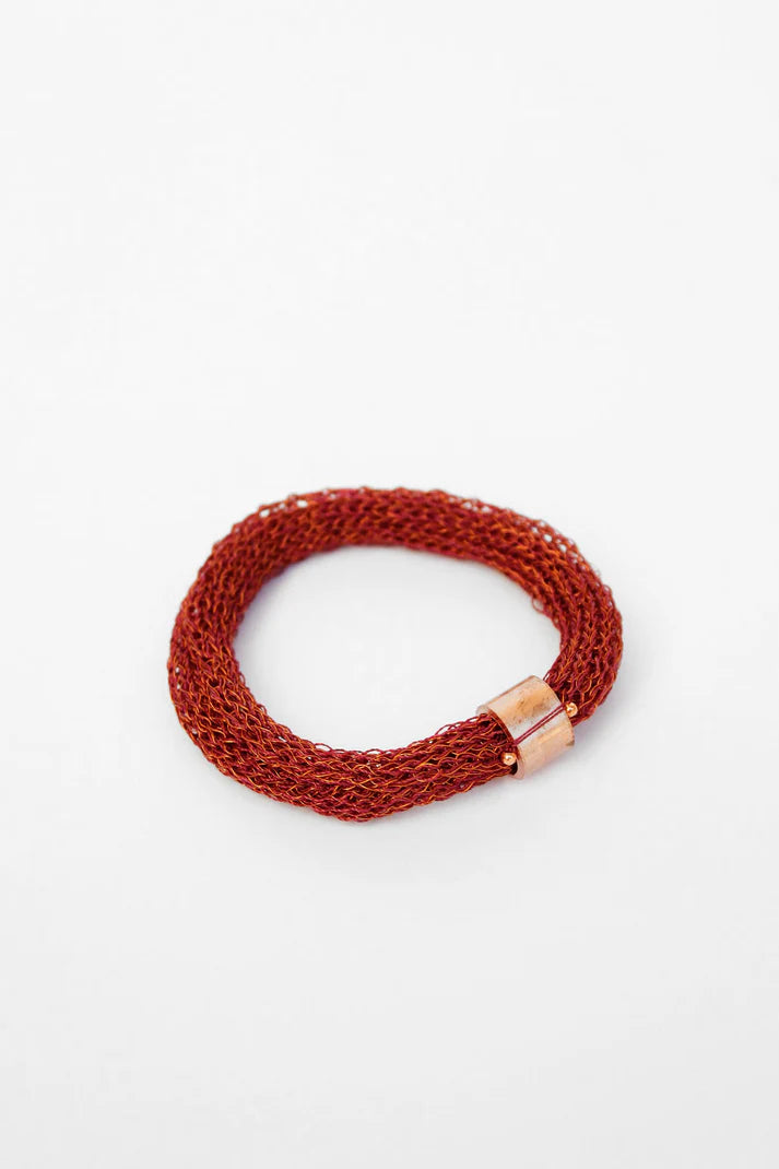 Pulsera Gala de Cobre Tejido | Joyería en Cobre