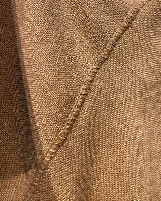 Poncho en Punta corto 100% Alpaca | Artesanal