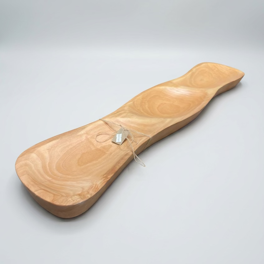 Tabla tres cuencos 97 x 20 cm | Coihue