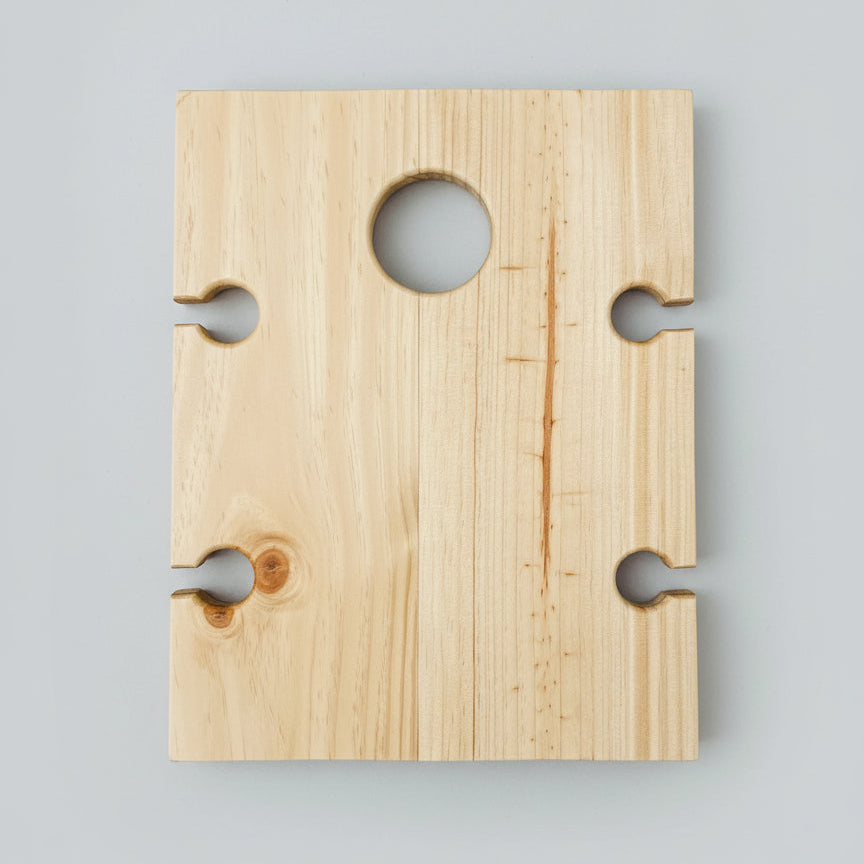 Mesa de Picnic Rectangular con Portacopas y Botellero – Madera de Pino Artesanal