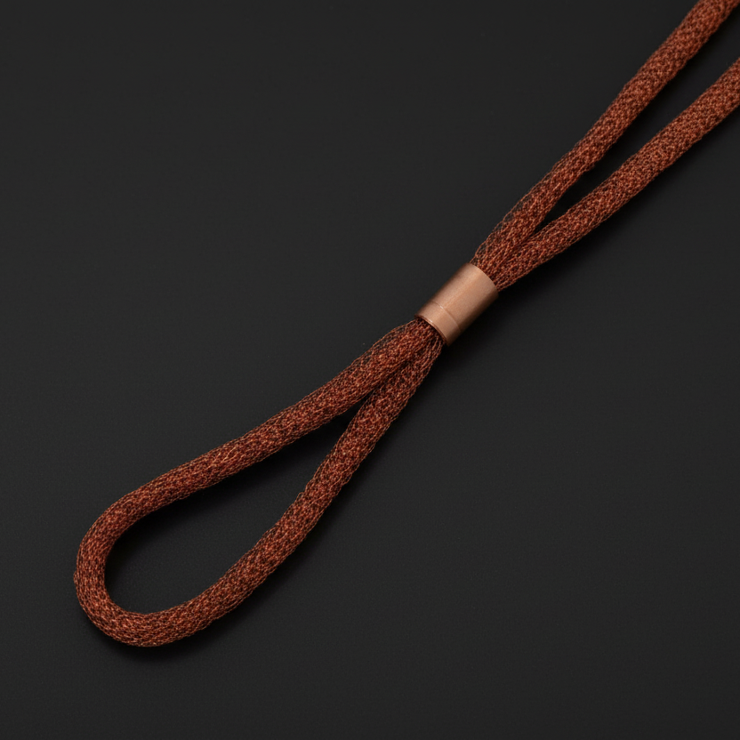 Collar Melita de Cobre Tejido | Joyería en Cobre