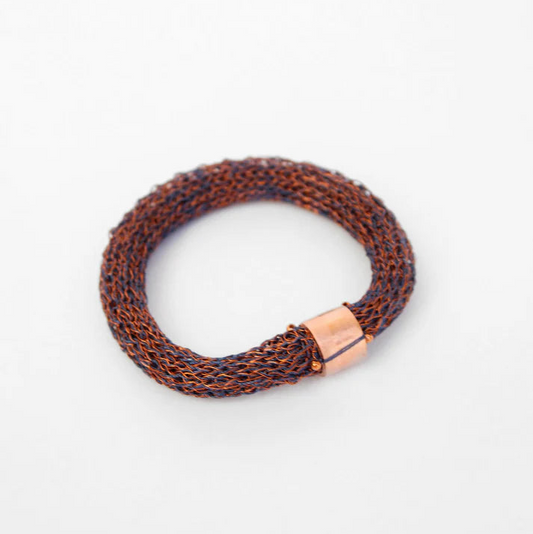 Pulsera Gala de Cobre Tejido | Joyería en Cobre