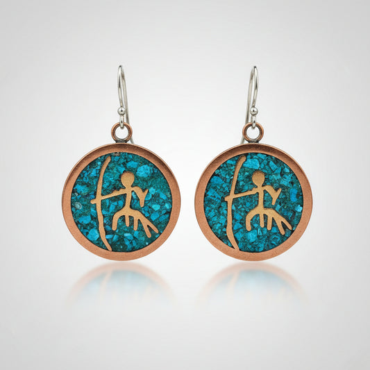 Aros de Cobre y Piedra Natural Reconstituida | Arte Rupestre del Valle de Choapa