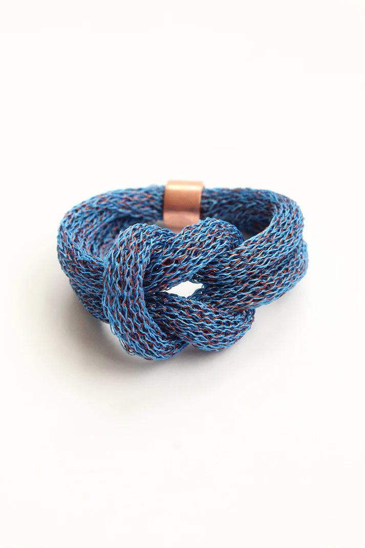 Pulsera Bruna Tejido De Cobre | Joyería en Cobre