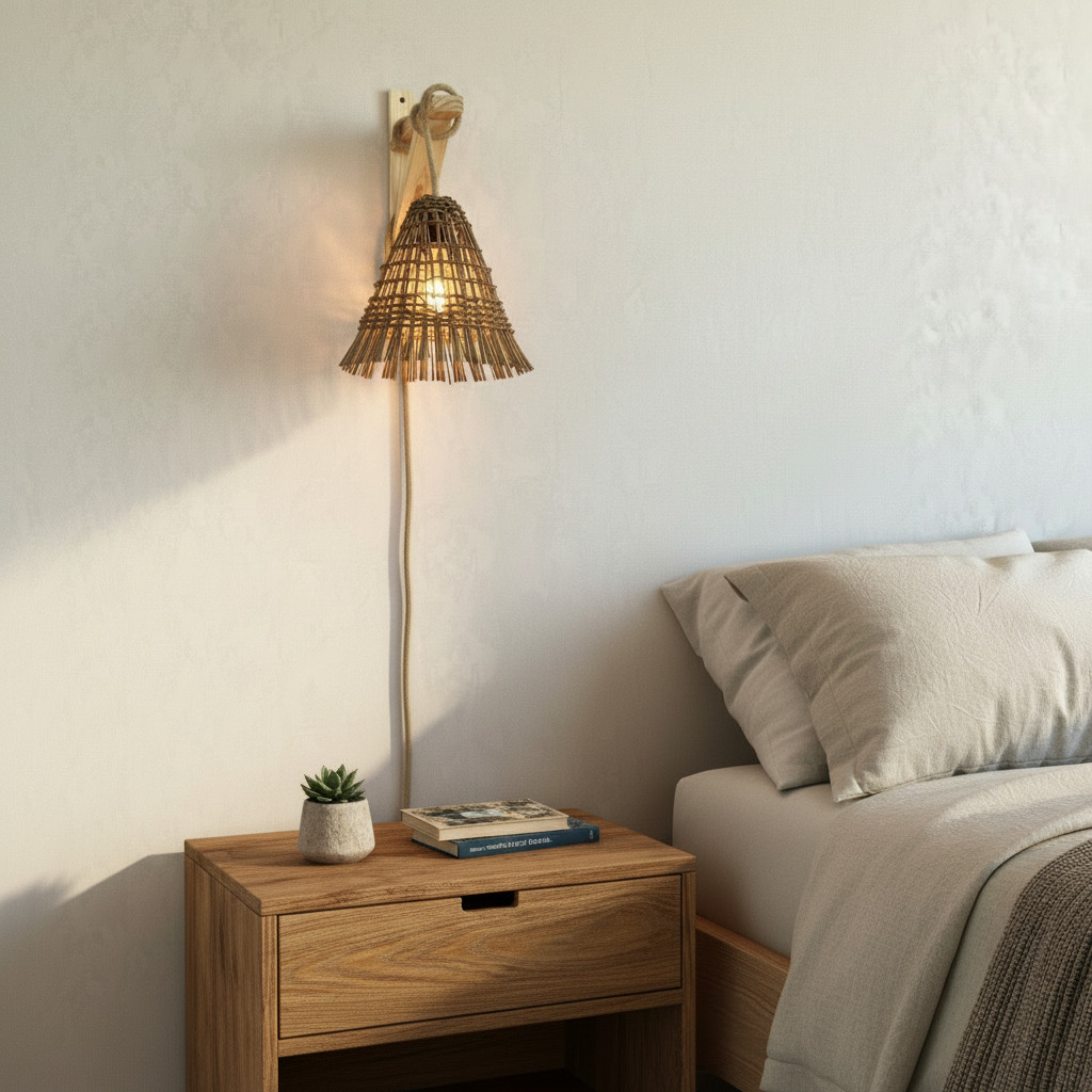 Lámpara Licancabur Cono 20x20 con Soporte de Pared