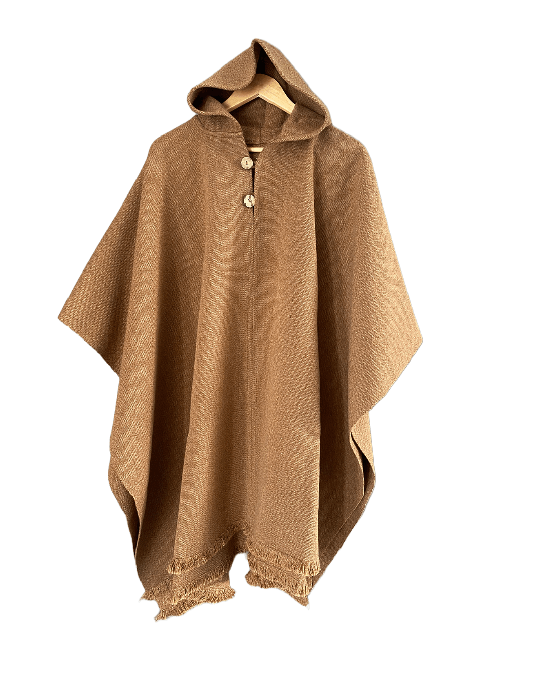 Poncho Lana Alpaca Liso - Veta Indómita