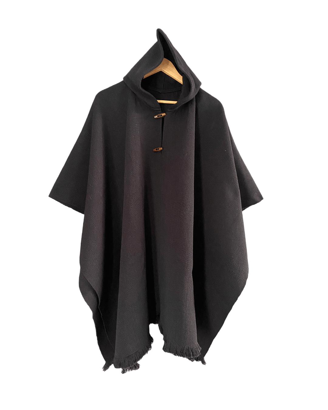 Poncho Lana Alpaca Liso - Veta Indómita