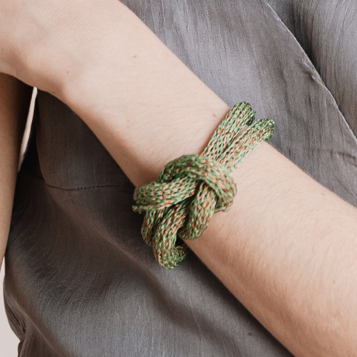 Pulsera Bruna Tejido De Cobre | Joyería en Cobre