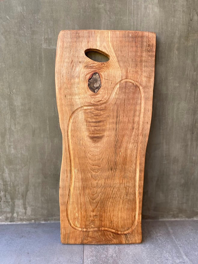 Tabla Rústica de Madera Nativa para Asado – 50 cm - Veta Indómita