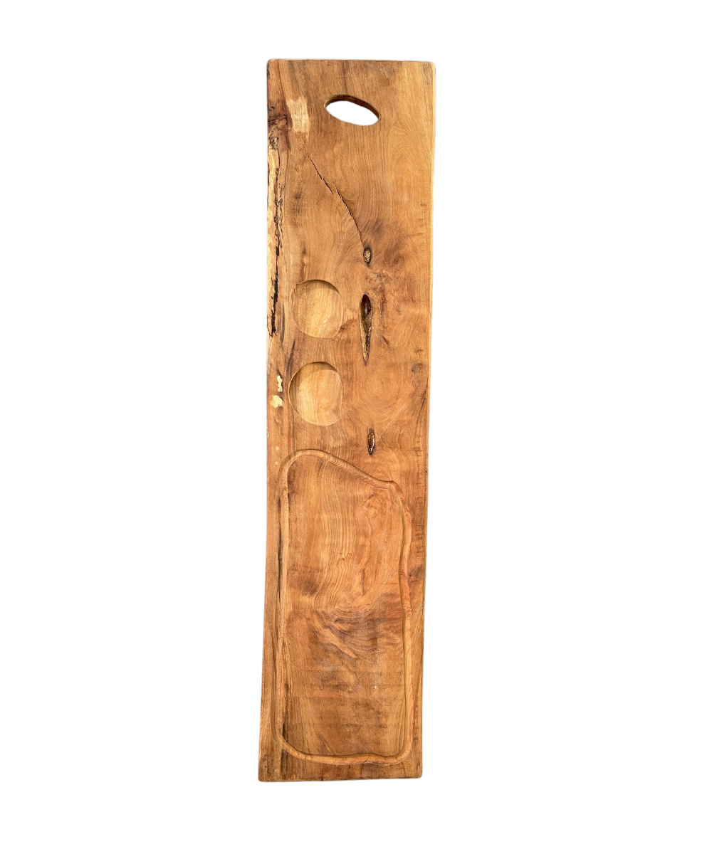 Tabla Rústica De Picoteo 100cm - Veta Indómita
