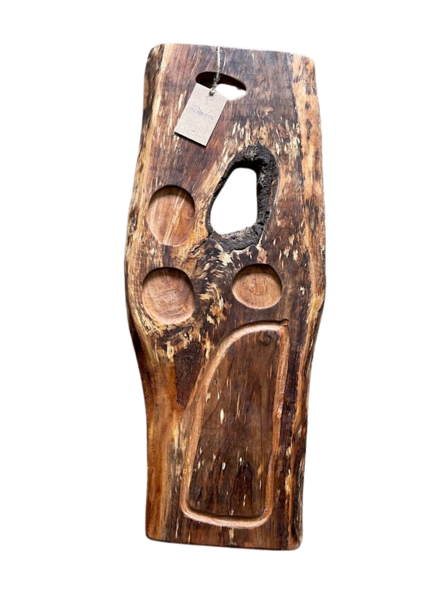 Tabla Rústica De Picoteo 80cm - Veta Indómita