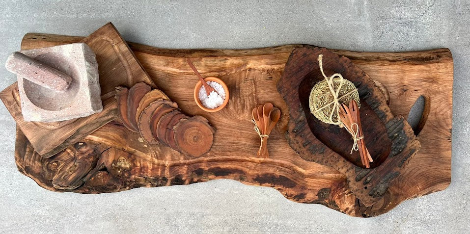 Tabla Rústica Para Asado De 100cm - Veta Indómita