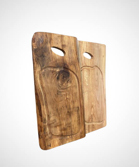 Tabla Rústica Para Asado De 40cm - Veta Indómita