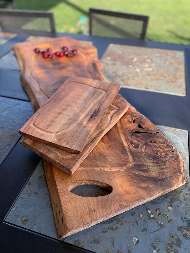 Tabla Rústica Para Asado De 100cm - Veta Indómita