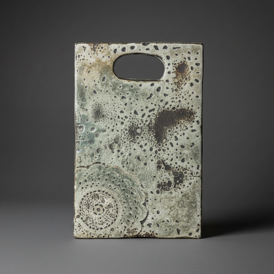 Tabla De Picoteo Cerámica Gres Negra